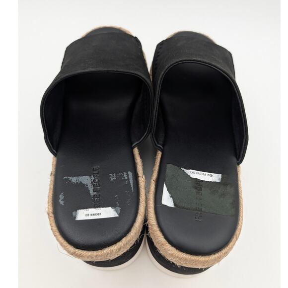 Free People Santorini Platform Slide Sandal Women's Black Size US11 EU42 - Picture 5 of 12